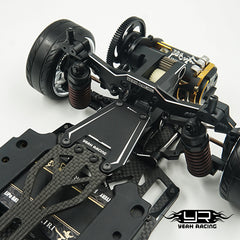 Yeah Racing Alum. Rear Motor Kit - Black