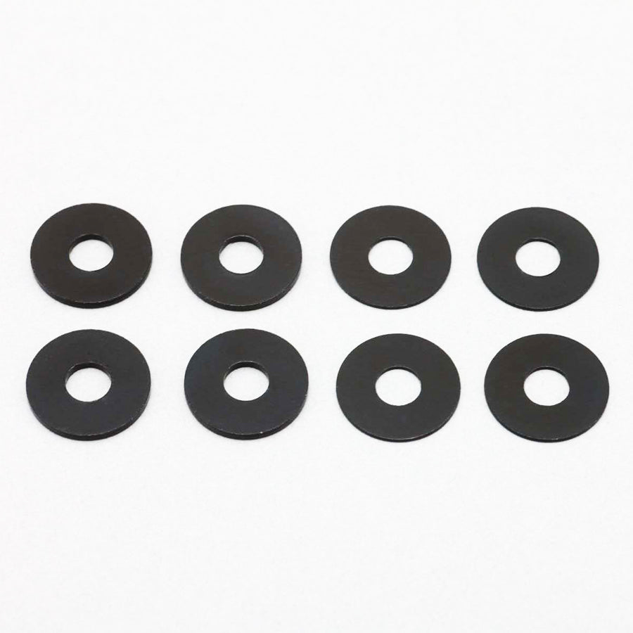 Yokomo (#ZS-011TSBA) Black Tread Wheel Adjust Spacer 0.5/1.0mm