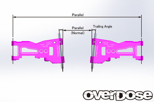 Overdose Trailing Angle Adjustable Suspension Arm