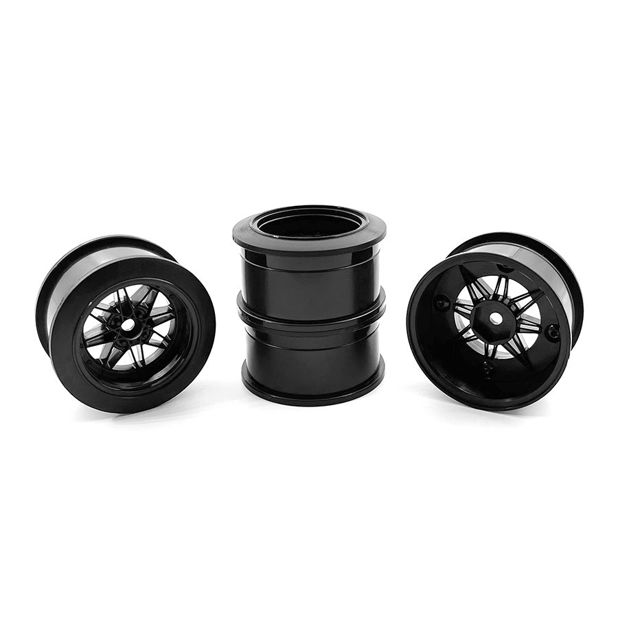 3Racing D5 Wheel Set - Black 3Racing D5 Wheel Set - Black