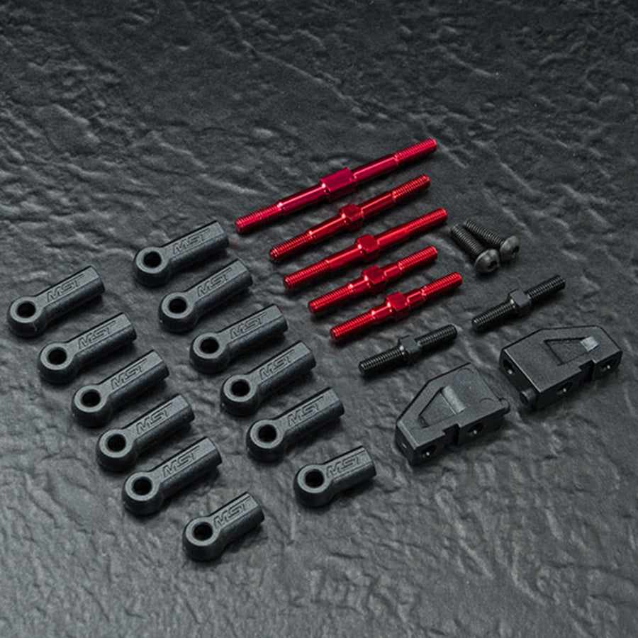 MST Racing RMX 2.0 S Alu Querlenker Halter Set Schwarz MST210576BK MST Racing 210576BK - MK - Foto 5