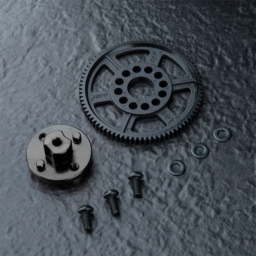 MST (#210742BK) RMX Alum. Spur Gear Holder - Black