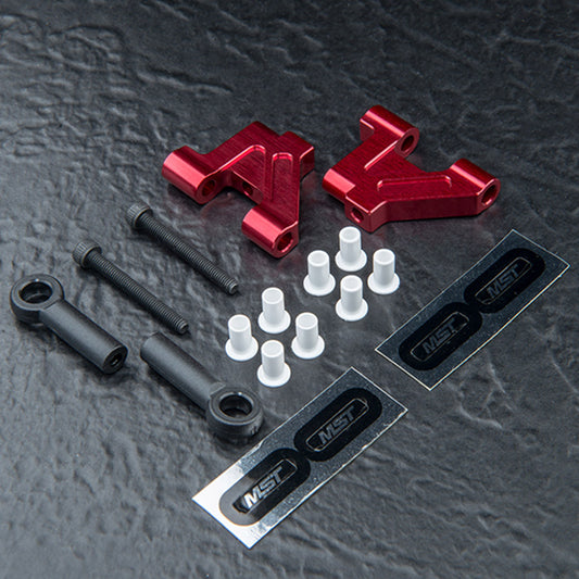 MST (#820160R) Alum. M Front Lower Arm Set - Red