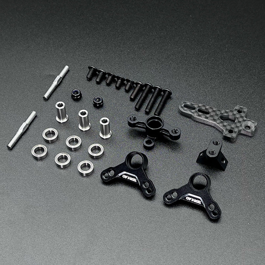Team AD (#AD-9018B) AD-XF IFS Horizontal Shock Conversion Kit - Black