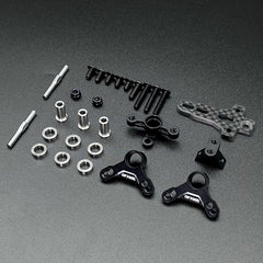 Team AD (#AD-9018B) AD-XF IFS Horizontal Shock Conversion Kit - Black