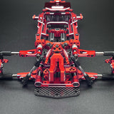 Team AD AD-XF IFS Horizontal Shock Conversion Kit - Red