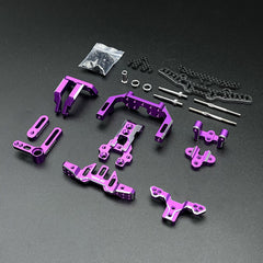 Team AD (#AD-9019V2P) AD-XF Front Bulkhead Conversion Kit - Purple