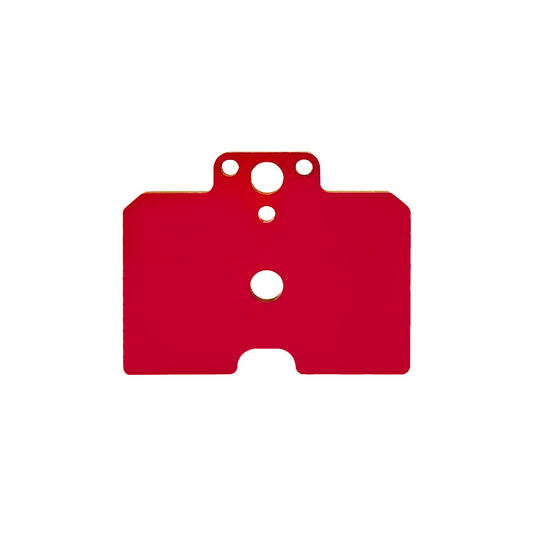 Team AD (#AD-9028) AD-X Electronics Mounting Tray - Translucent Red