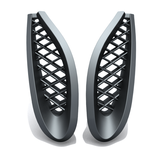 24KRC (#AF-A90BSI) Supra A90 Bumper Side Intakes