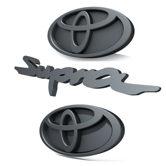 24KRC Supra A90 Emblems