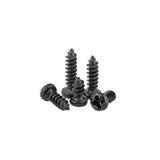 24KRC (#AF-SSPS1.5/4B) Stainless Steel Phillips Screws M1.5 X 4mm - Black