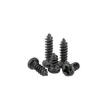 24KRC (#AF-SSPS1.7/3B) Stainless Steel Phillips Screws M1.7 X 3mm - Black