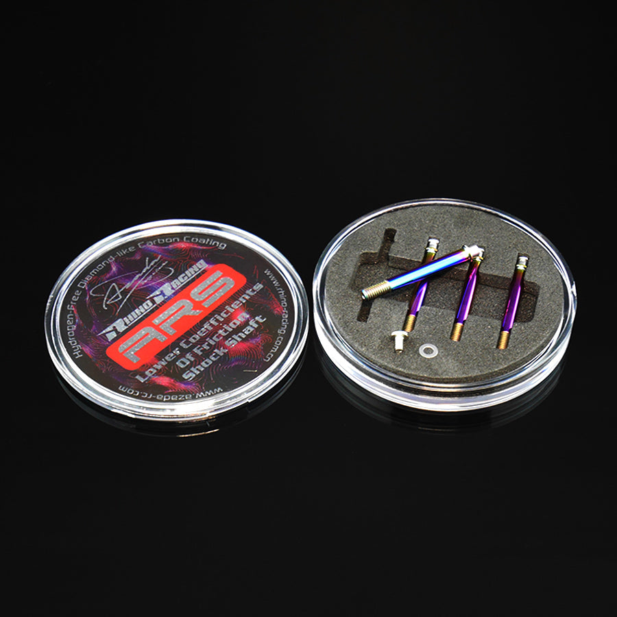 Rhino Racing X Azada ARS Lower Coefficient of Friction Shock Shaft Set Rhino Racing X Azada ARS Lower Coefficient of Friction Shock Shaft Set