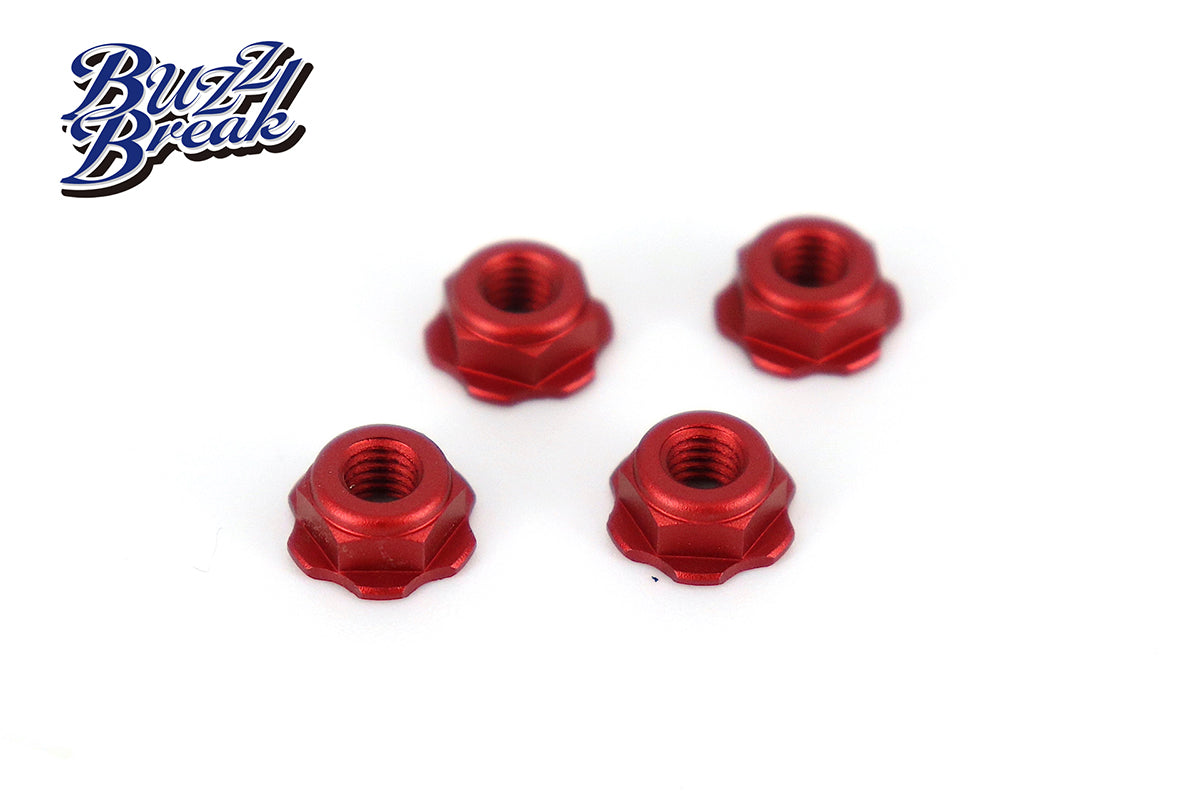 Buzz Break BB Lock Nut (Low Height Serrated Type)