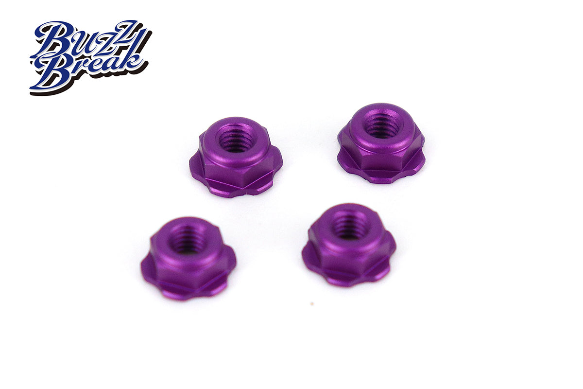 Buzz Break BB Lock Nut (Low Height Serrated Type)