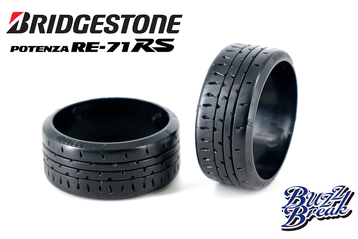Buzz Break (#BB-RT-006) BRIDGESTONE POTENZA RE-71RS Drift Tyres 26mm