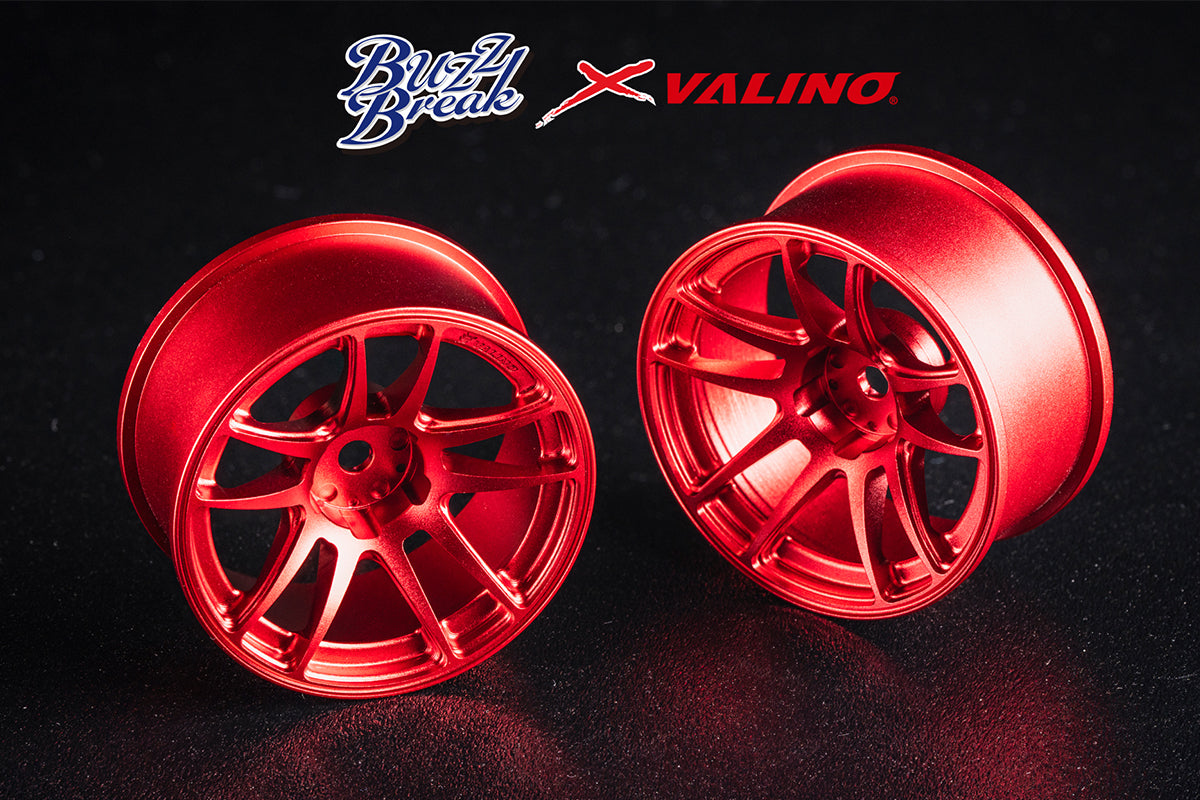 Buzz Break (#BB-RW-014) VALINO N820S Alum. Wheel 26mm - Red