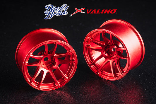 Buzz Break (#BB-RW-014) VALINO N820S Alum. Wheel 26mm - Red