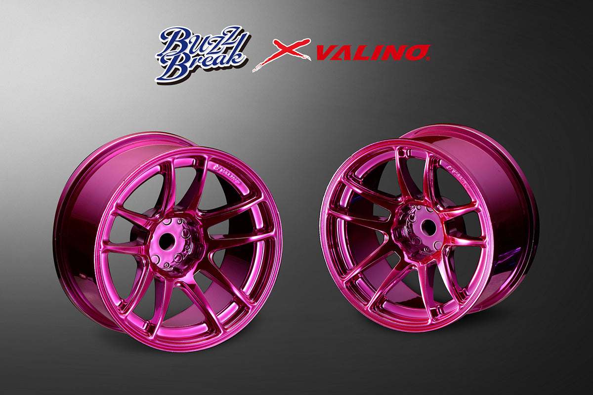 Buzz Break X Valino (#BB-RW-019) VALINO N820S Wheel Set 26mm - BB Chrome Pink