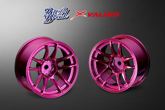 Buzz Break X Valino (#BB-RW-019) VALINO N820S Wheel Set 26mm - BB Chrome Pink