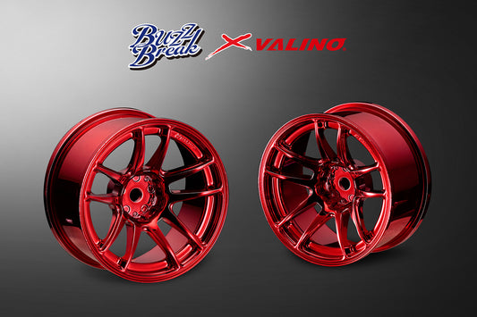 Buzz Break X Valino (#BB-RW-020) VALINO N820S Wheel Set 26mm - BB Chrome Red