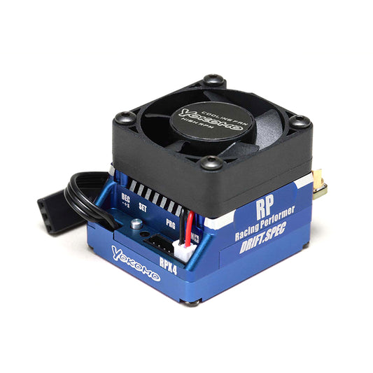 Yokomo (#BL-RPX4DBL) RPX4 Competition Drift Spec Brushless ESC - Blue