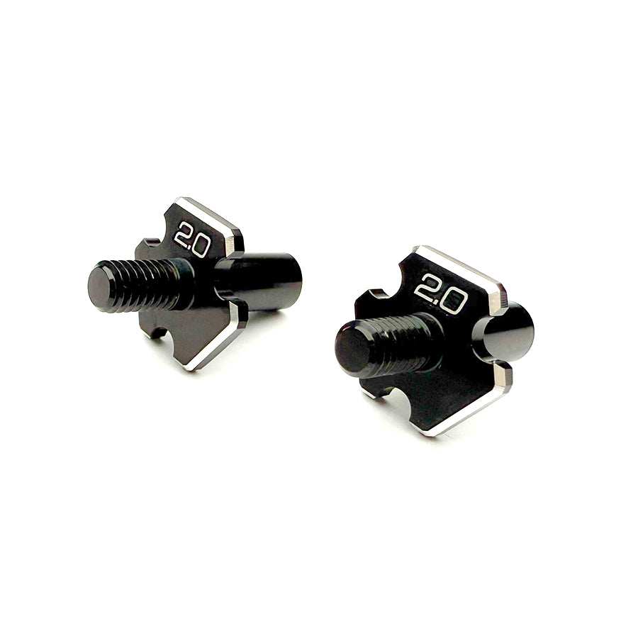 Rêve D (#D1-010FA2) RDX Alum. Front Axle 2.0mm