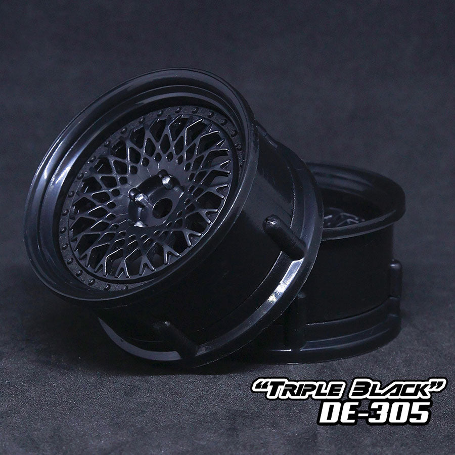 DE Mesh Wheel Set - Triple Black DE Mesh Wheel Set - Triple Black