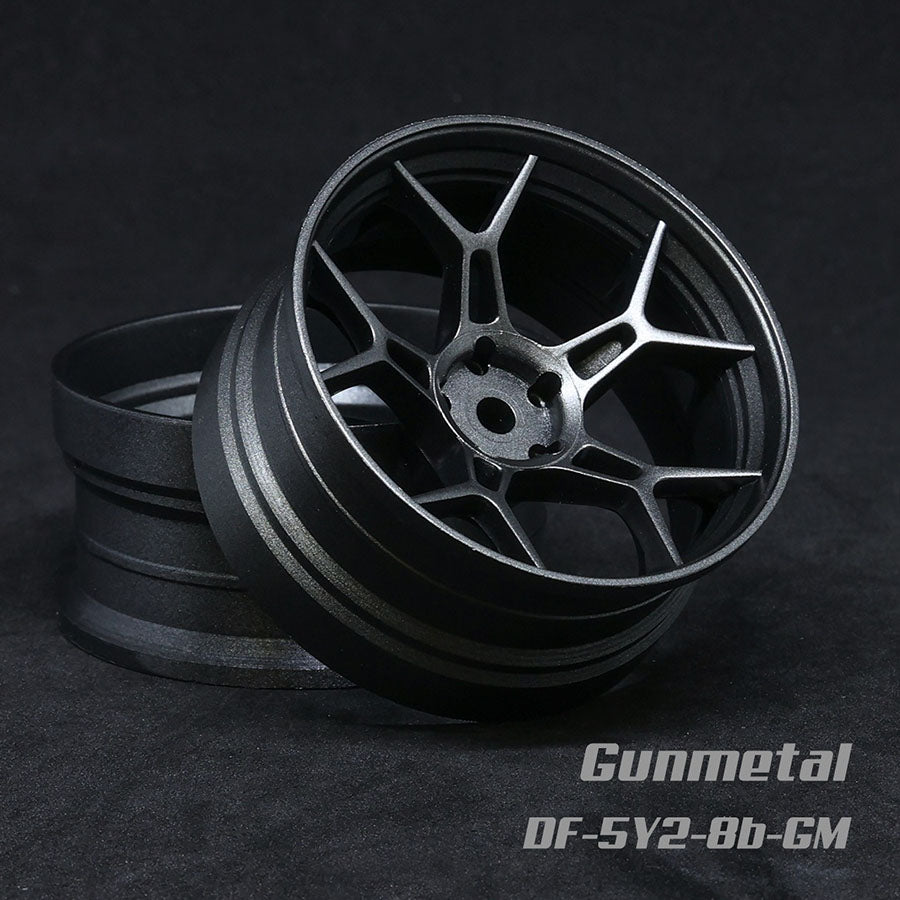 Drift Feathery 5Y Spoke Wheel - Gunmetal Drift Feathery 5Y Spoke Wheel - Gunmetal