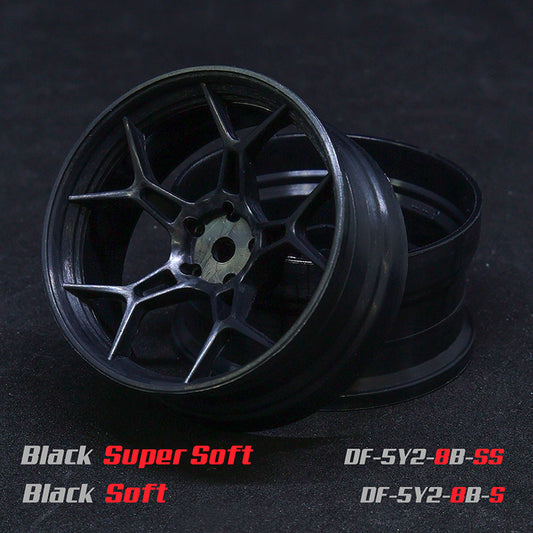 Drift Feathery 5Y Spoke Super Soft Wheel - Black