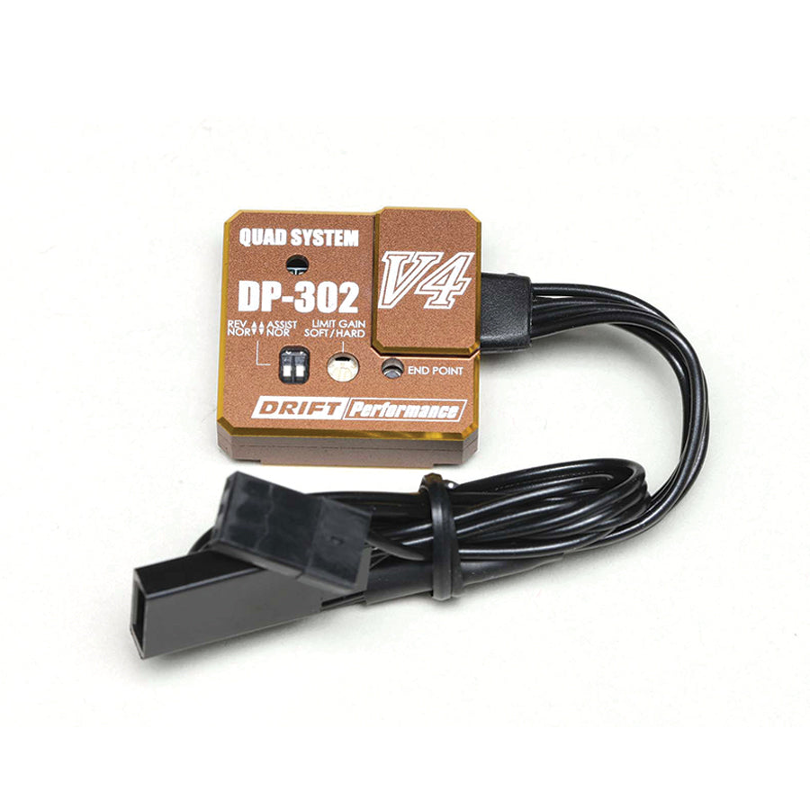 Yokomo (#DPP-302V4BZ) Drift Performance Gyro w/ End-point Adjustment - Bronze
