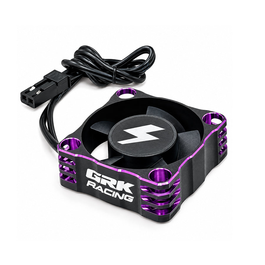 SHIBATA (#DR-AC30APU) GRK RACING Alum. Cooling Fan - Purple