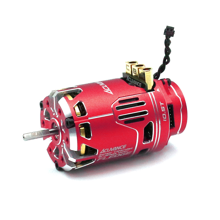 Acuvance FLEDGE 10.5T Motor w/ Fan - Red