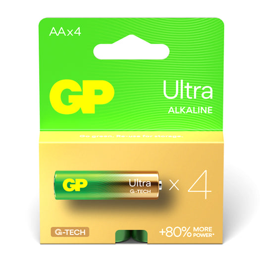GP (#GP15AUC4) 1.5V Ultra Alkaline AA Battery