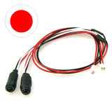 Eagle Racing (#LED-09-RE/WI) Twin Action Angel Eyes LED 5mm - Red/White