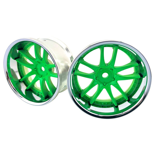 LAB WORK EMOTION WORK EMOTION CR3P Wheel - Chrome Neon Green