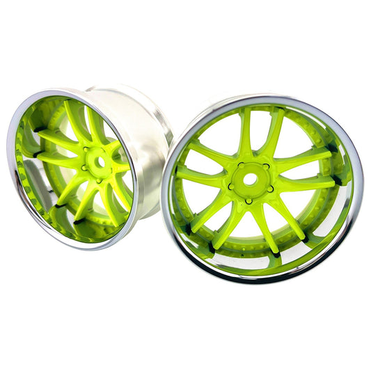 LAB WORK EMOTION WORK EMOTION CR3P Wheel - Chrome Neon Yellow