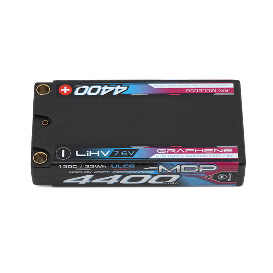 Maclan MDP 4400mAh 2S ULCG Graphene HV Shorty LiPo Battery
