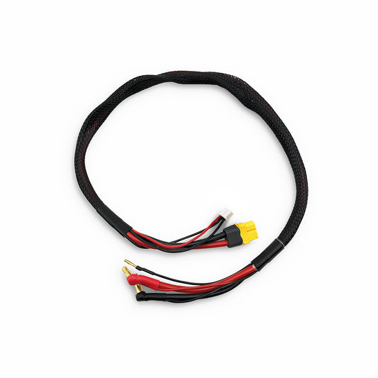 MRC Works XT60 2S Charging Cable w/ 4mm &amp; 5mm Multi Bullet Plugs