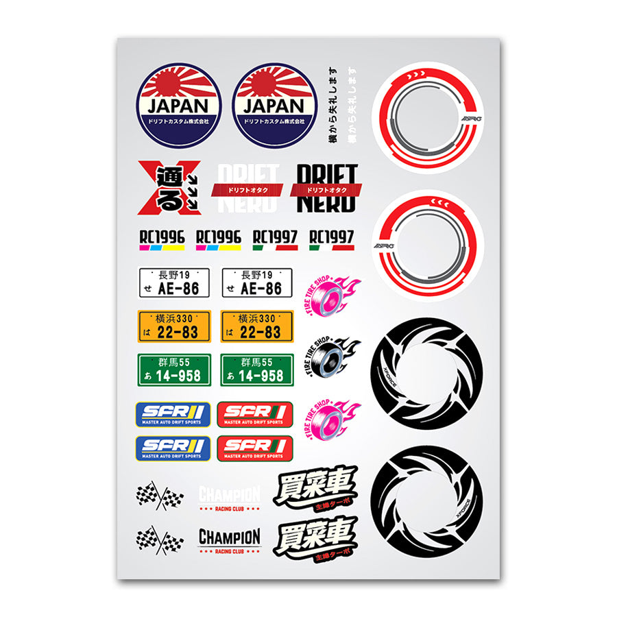 MRC Street Classic Decal Set - Vol. 1