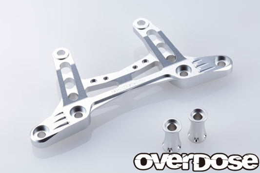 Overdose (#OD2093) Aluminum Front Brace Type-2 - Silver
