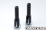 Overdose Adjustable Alum. Front Body Post - Black