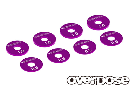 Overdose (#OD2743B) Alum. Wheel Spacer Set - Purple