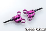 Overdose (#OD2940) Adjustable Aluminum Front Upper Arm Set Type-2 - Purple