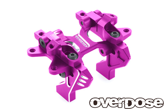 Overdose Alum. Front Bulkhead Type-3 - Purple