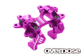 Overdose Alum. Front Bulkhead Type-3 - Purple