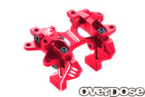 Overdose Alum. Front Bulkhead Type-3 - Red