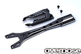 Overdose Alum. Upper Chassis Set - Black