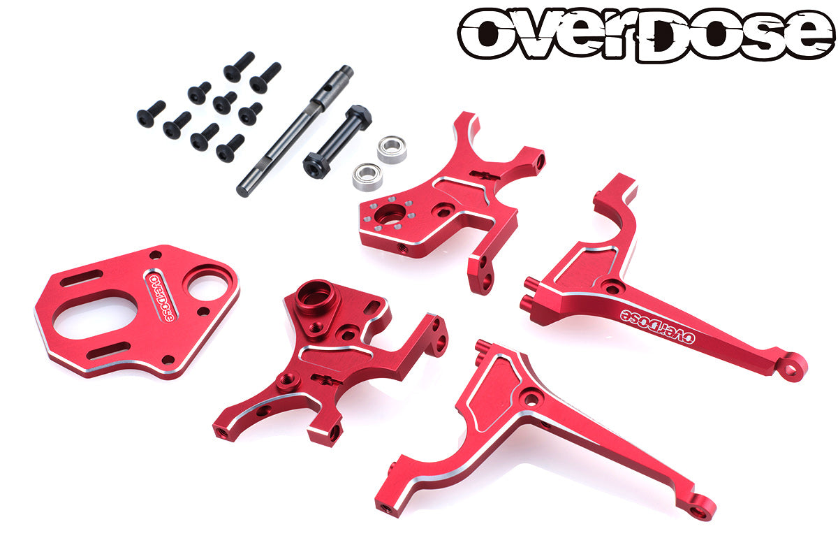 Overdose Rear Mount Kit Type-2 - Red Overdose Rear Mount Kit Type-2 - Red