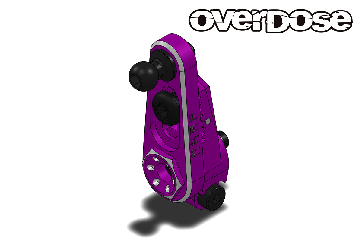 Overdose JT Alum. Direct Servo Horn Type-2 25T - Purple Overdose JT Alum. Direct Servo Horn Type-2 25T - Purple